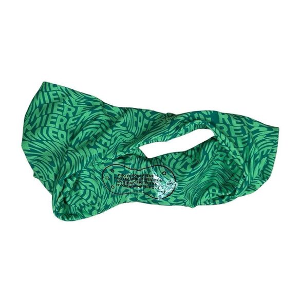 Remmie By Riley Green High Waisted Double Lined Cheeky Pepita Bikini Bottom - Picture 4 of 5